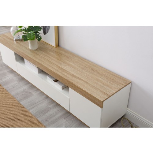 Cuppa coastal shop white tv cabinet